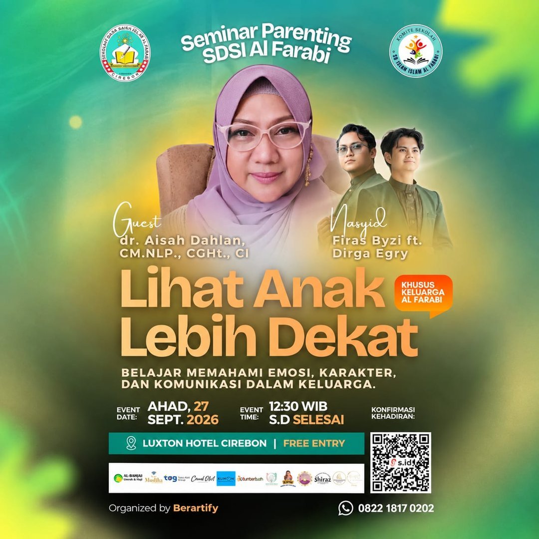 Poster Seminar Parenting SDSI Al Farabi – “Lihat Anak Lebih Dekat”